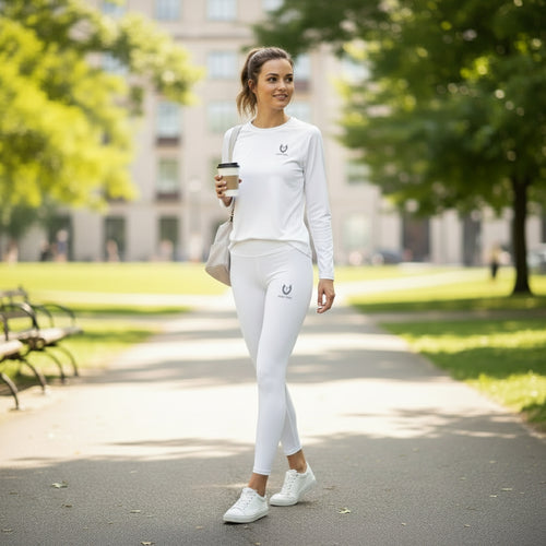 High-waisted leggings