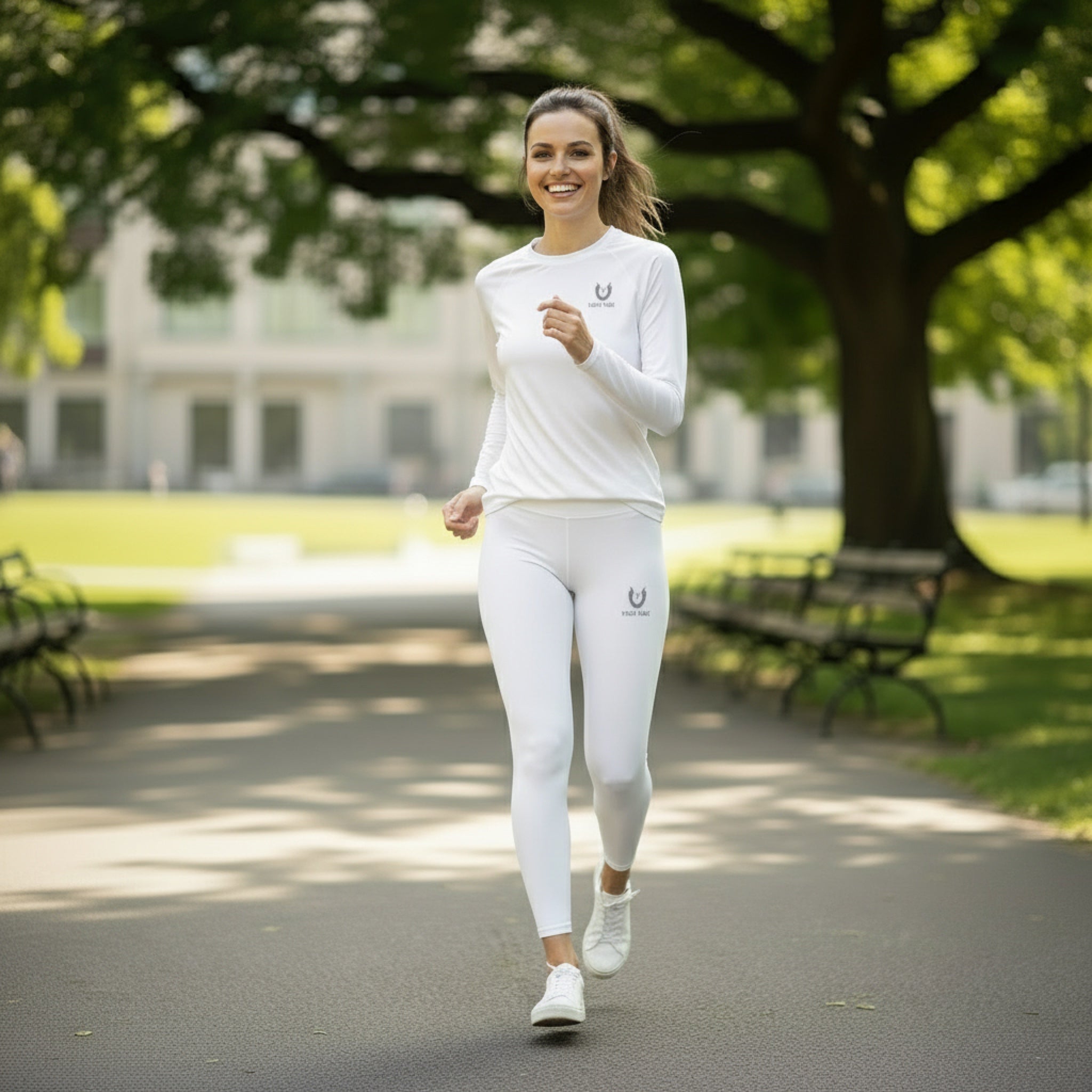 High-waisted leggings