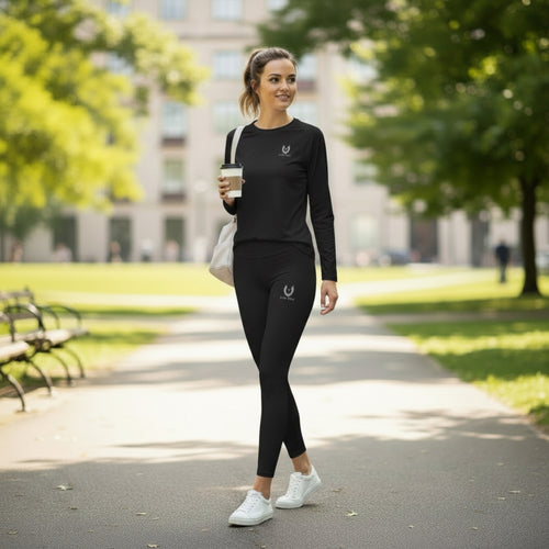 High-waisted leggings