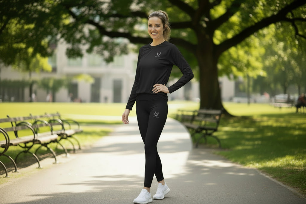 High-waisted leggings