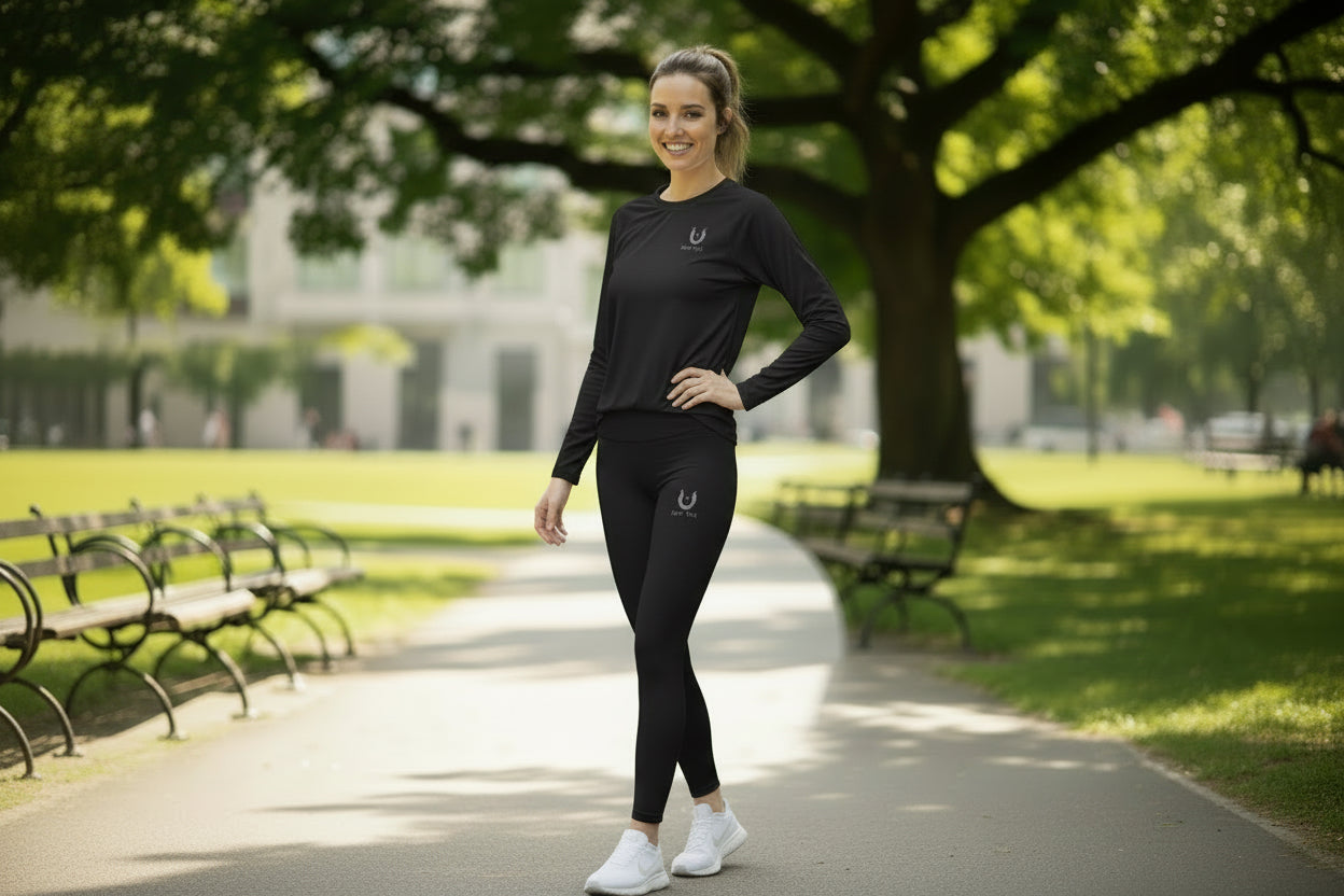 High-waisted leggings