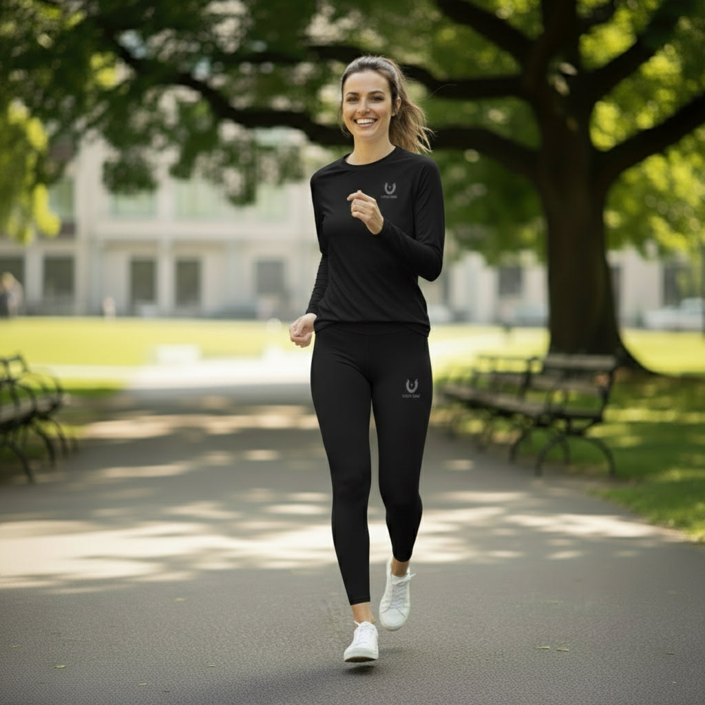 High-waisted leggings