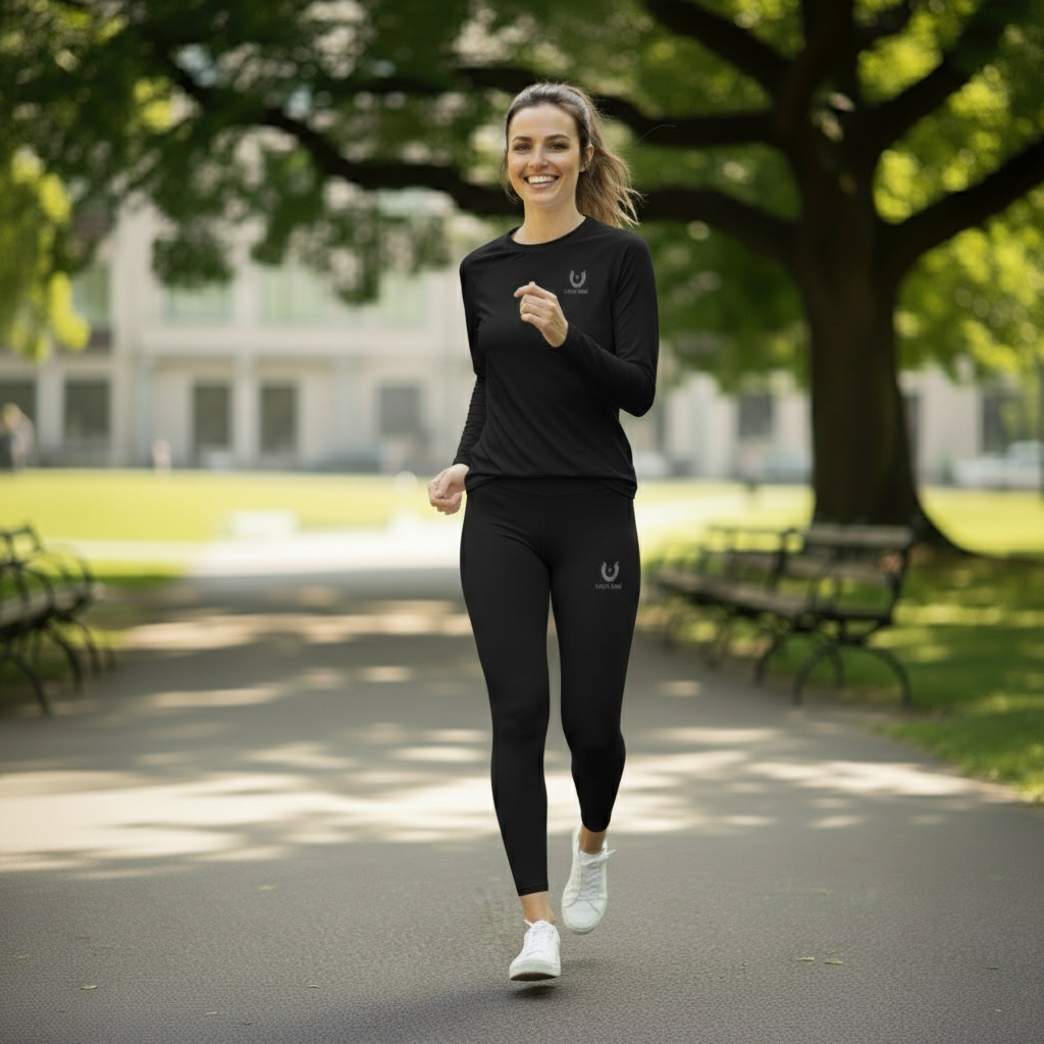 High-waisted leggings