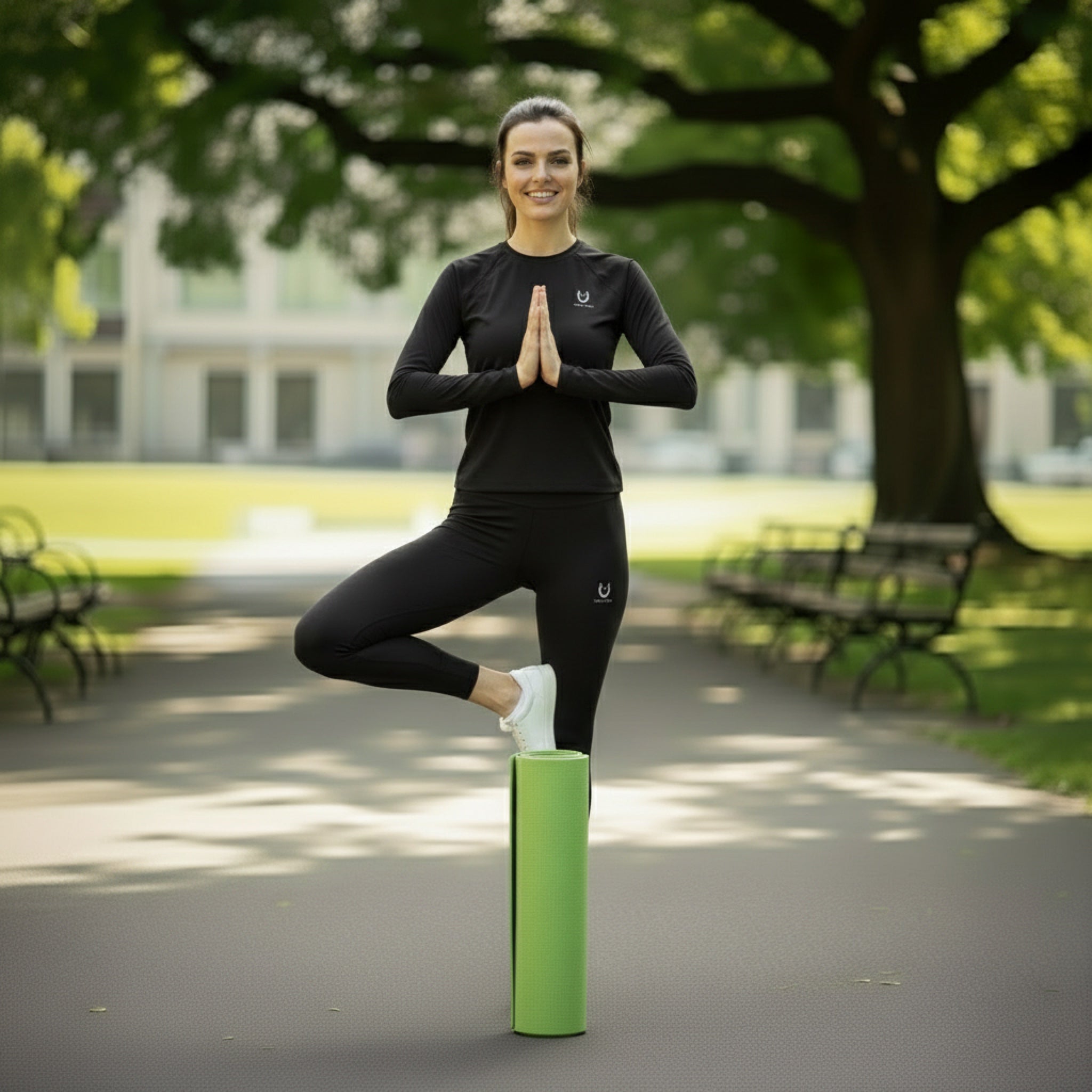 High-waisted leggings