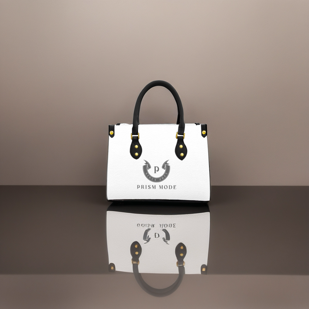 Women's Tote Bag With Black Handle