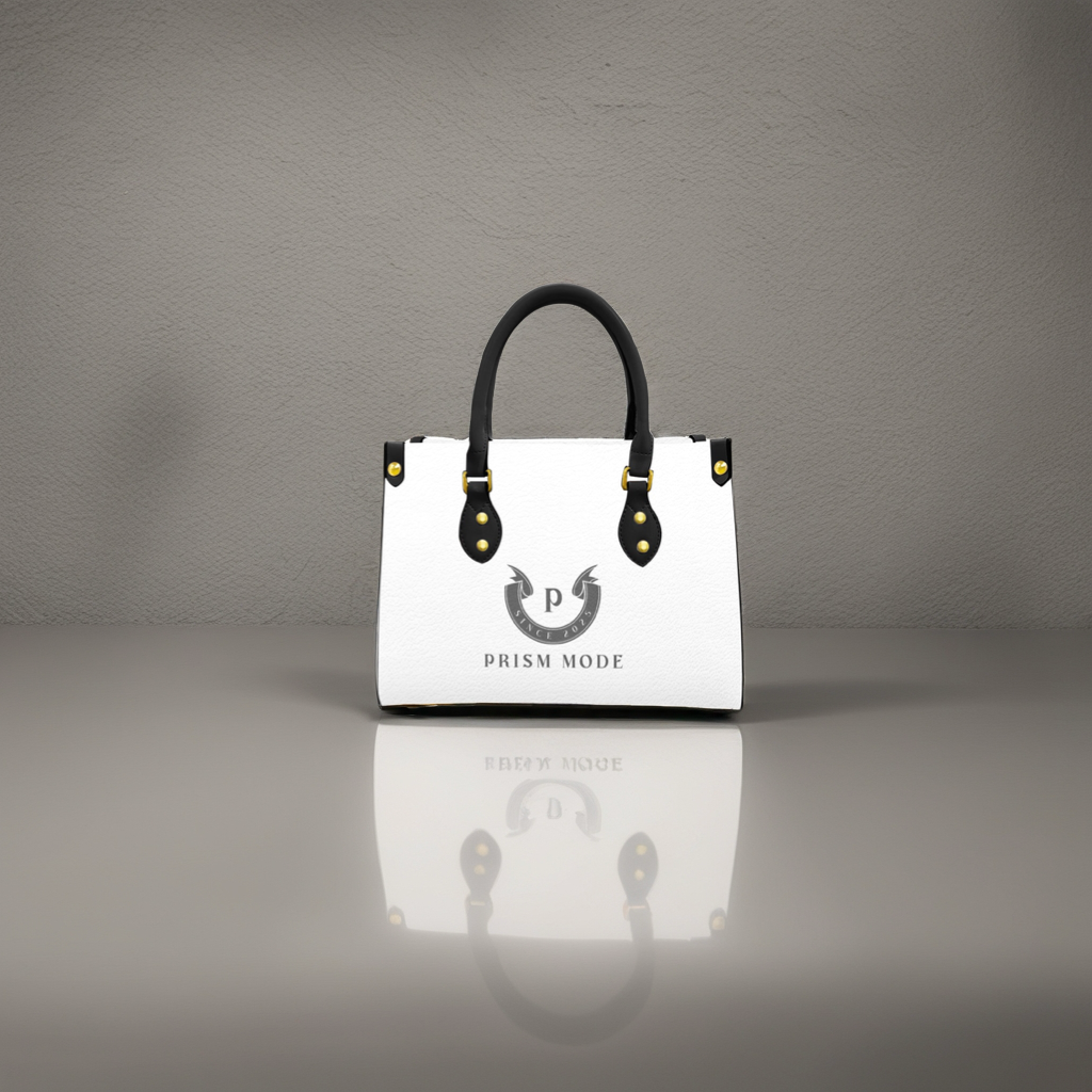 Women's Tote Bag With Black Handle