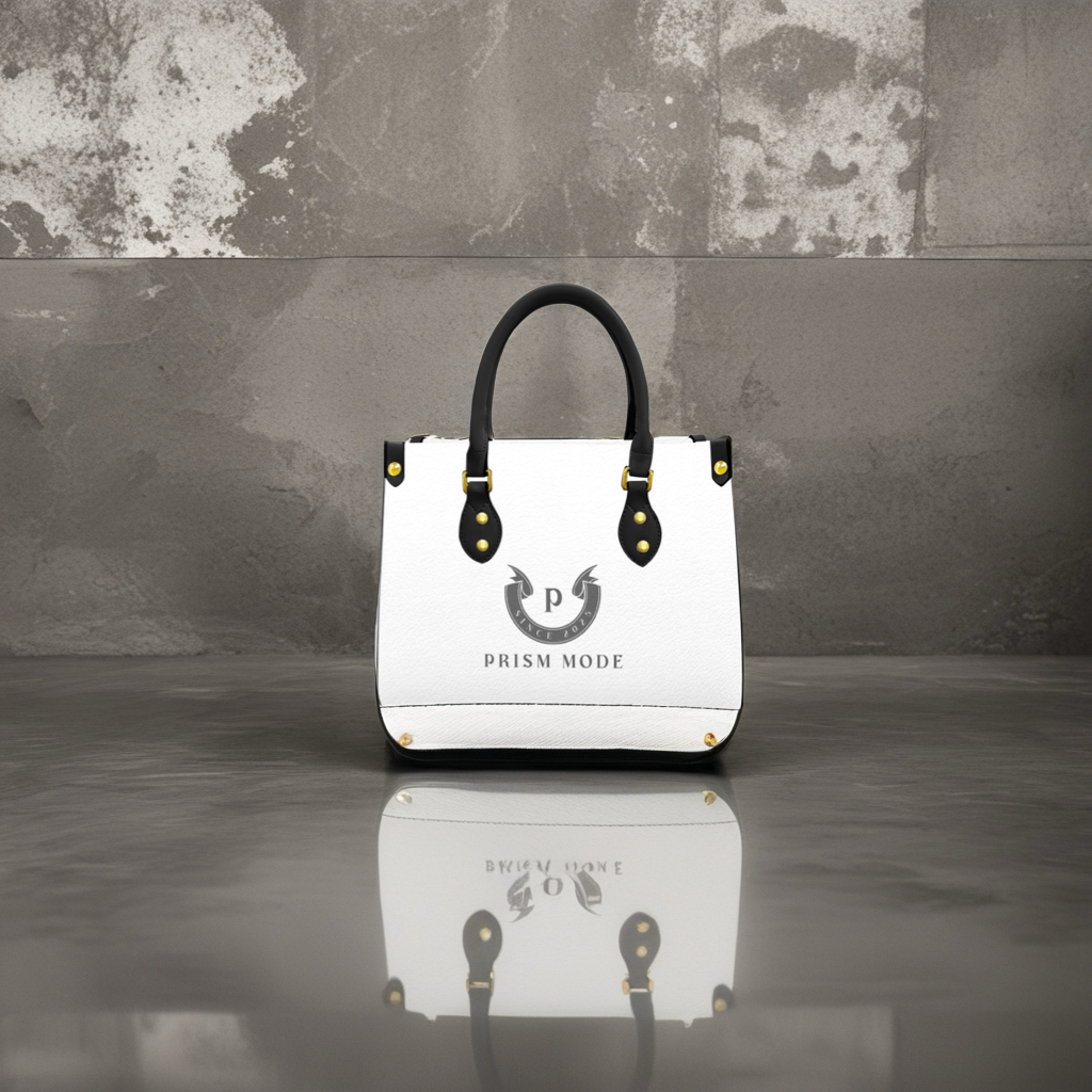 Women's Tote Bag With Black Handle