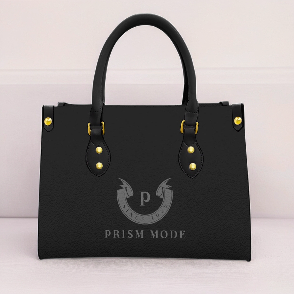 Women's Tote Bag With Black Handle